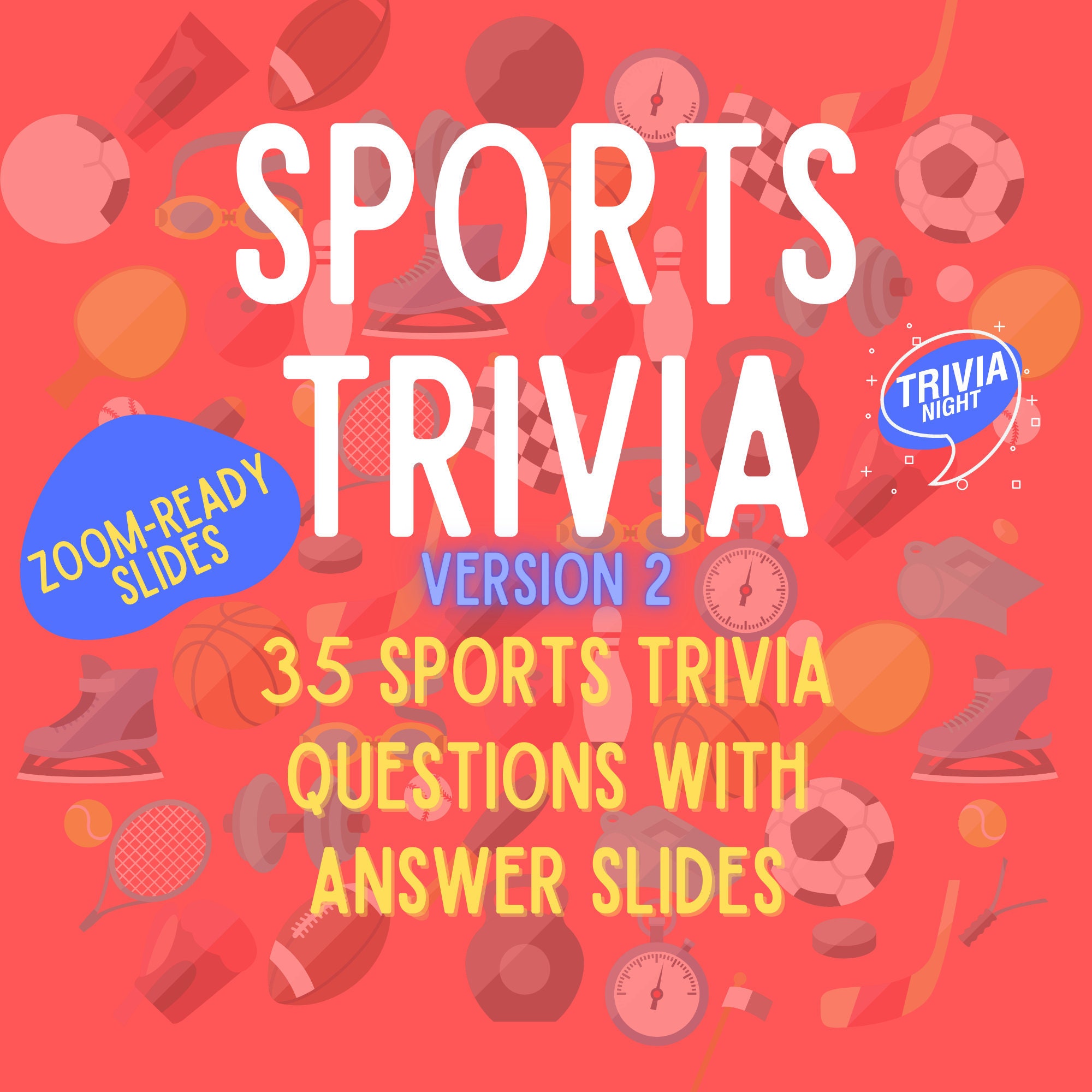 What is the name of the sport in the, Trivia Answers