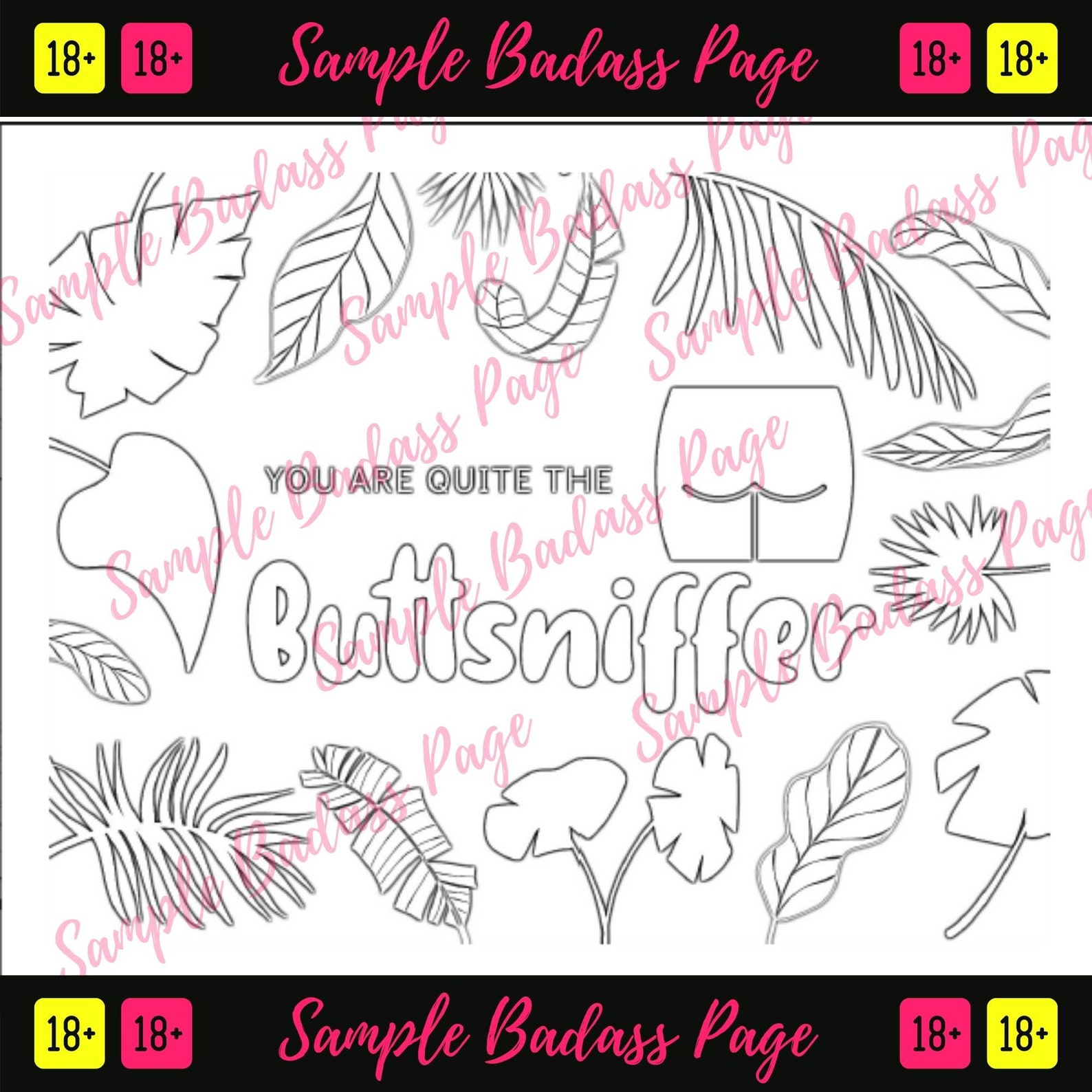 18 ONLY The Dirtiest Adult Coloring Book Ever BOOK 2 25 | Etsy