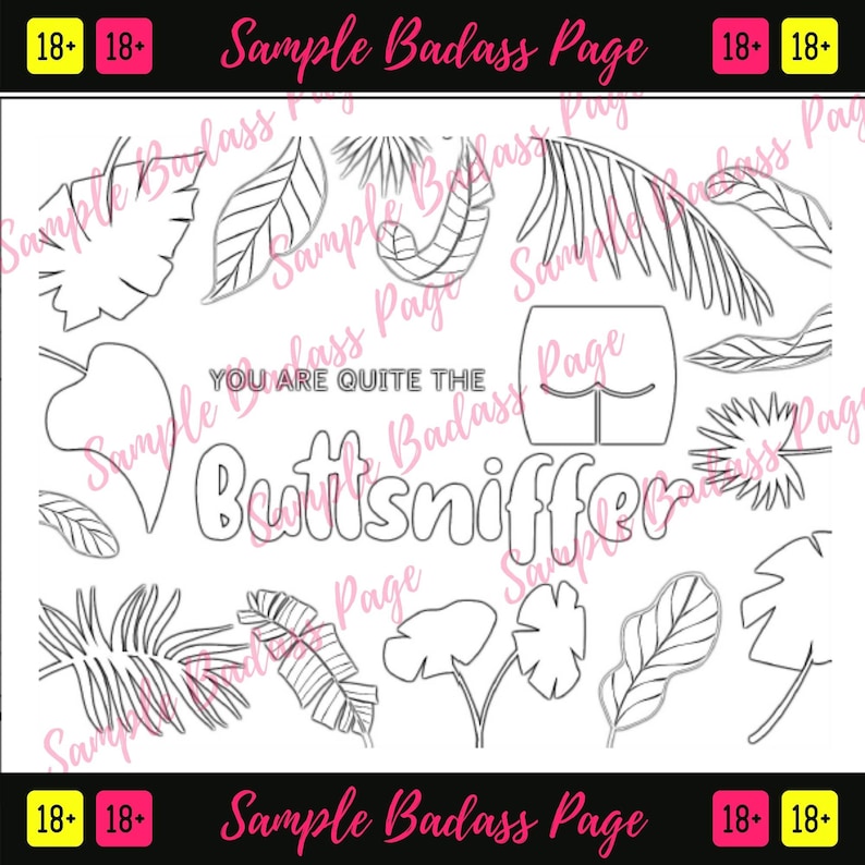 18 ONLY The Dirtiest Adult Coloring Book Ever BOOK 2 25 | Etsy