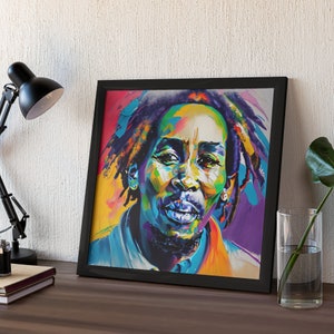 Marley Oil Painting - Digital Art Print for the Awesome Collector. Only Available Here! Bob Marley is Awesome!