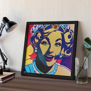 Pintura al óleo de la princesa Peach - Impresión de arte digital para el coleccionista impresionante. ¡Solo disponible aquí! ¡Este arte es impresionante!