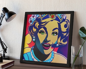 Princess Peach Oil Painting - Digital Art Print for the Awesome Collector. Only Available Here! This Art is Awesome!
