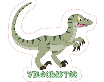 Velociraptor Aufkleber