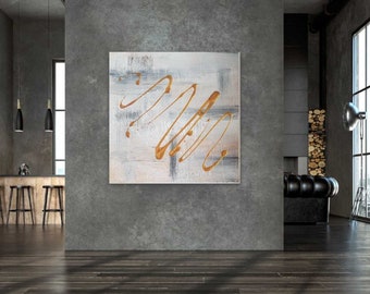 Original abstract painting large wall art, original painting on canvas