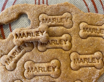 Personalized Dog Treat Cookie Cutter or Stamp