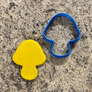 Mushroom Cookie Cutter / Polymer Clay / Fondant / Playdoh