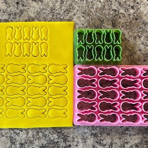 Multi-Cutter Peeps (10, 20, 40 or 60) Cookie Cutter / Polymer Clay / Fondant / Playdoh