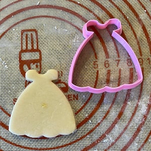 Dress #2 Cookie Cutter / Polymer Clay / Fondant / Playdoh