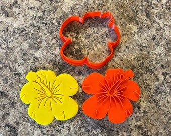 Hibiscus Stamp and Outline Cutter