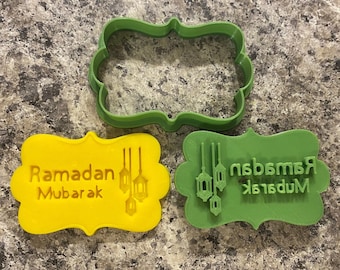 Ramadan Mubarak Stamp and Outline Cutter