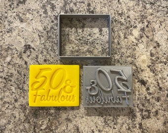 50 & Fabulous Stamp and Outline Cutter