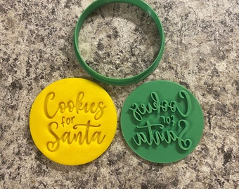 Cookies for Santa Stamp and Outline Cutter