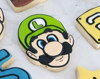 Luigi Sugar Cookies Etsy