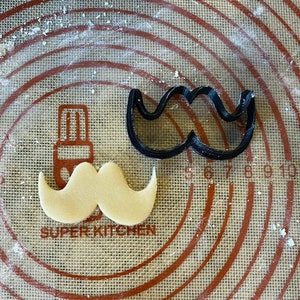 Moustache Cookie Cutter / Polymer Clay / Fondant