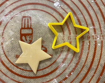 Star #1 Cookie Cutter / Polymer Clay / Fondant / Playdoh