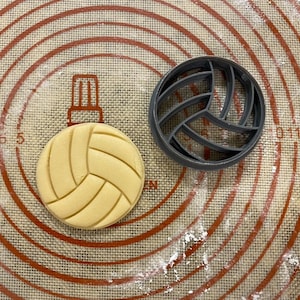 Emporte-pièce volley-ball / Pâte polymère / Fondant / Playdoh