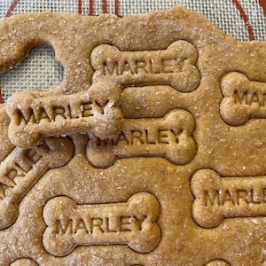 Personalized Dog Treat Cookie Cutter or Stamp