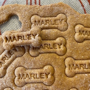 Personalized Dog Treat Cookie Cutter or Stamp