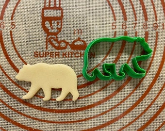 Bear Cookie Cutter / Polymer Clay / Fondant