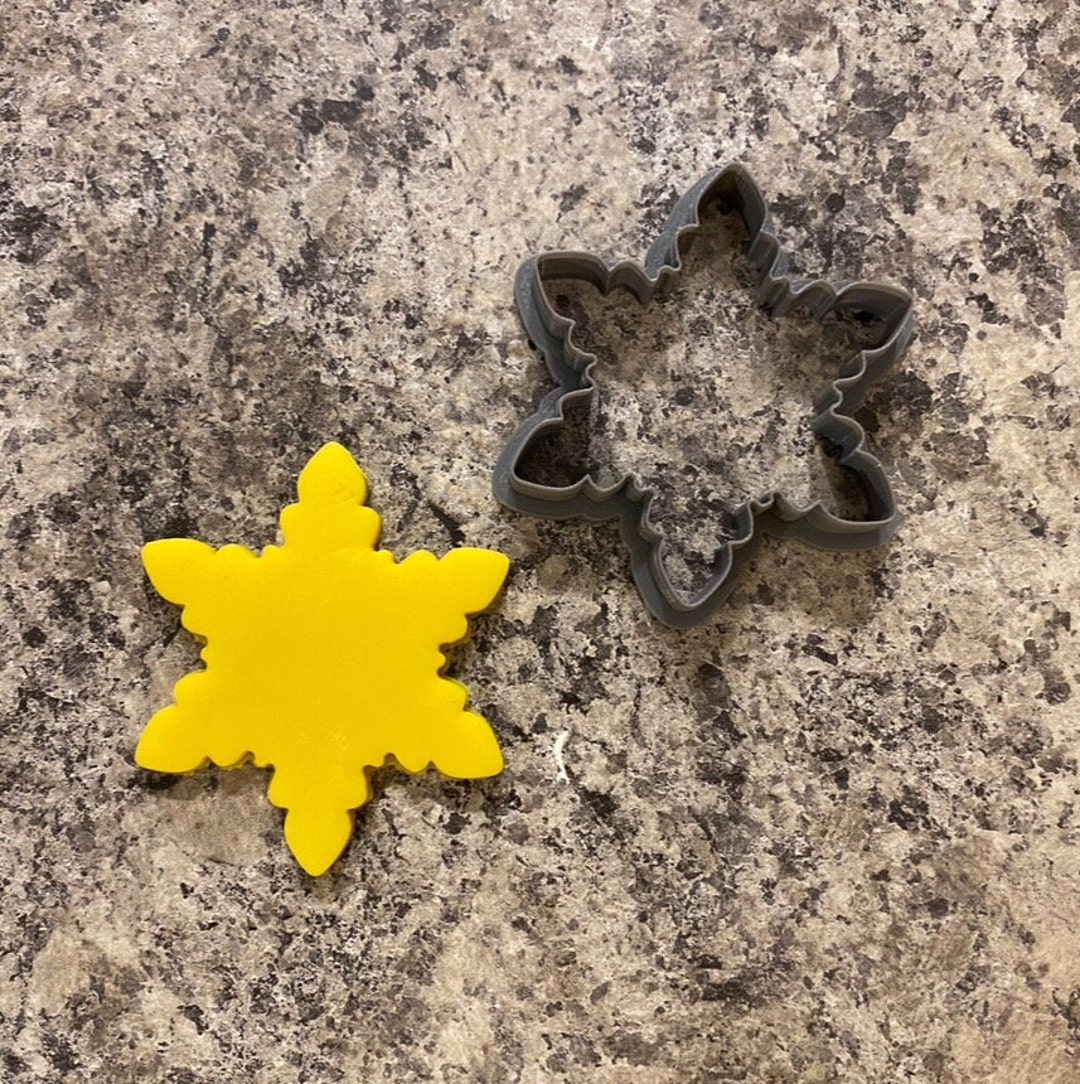 Snowflake Outline Cookie Cutter/ Polymer Clay / Fondant / Playdoh - Etsy