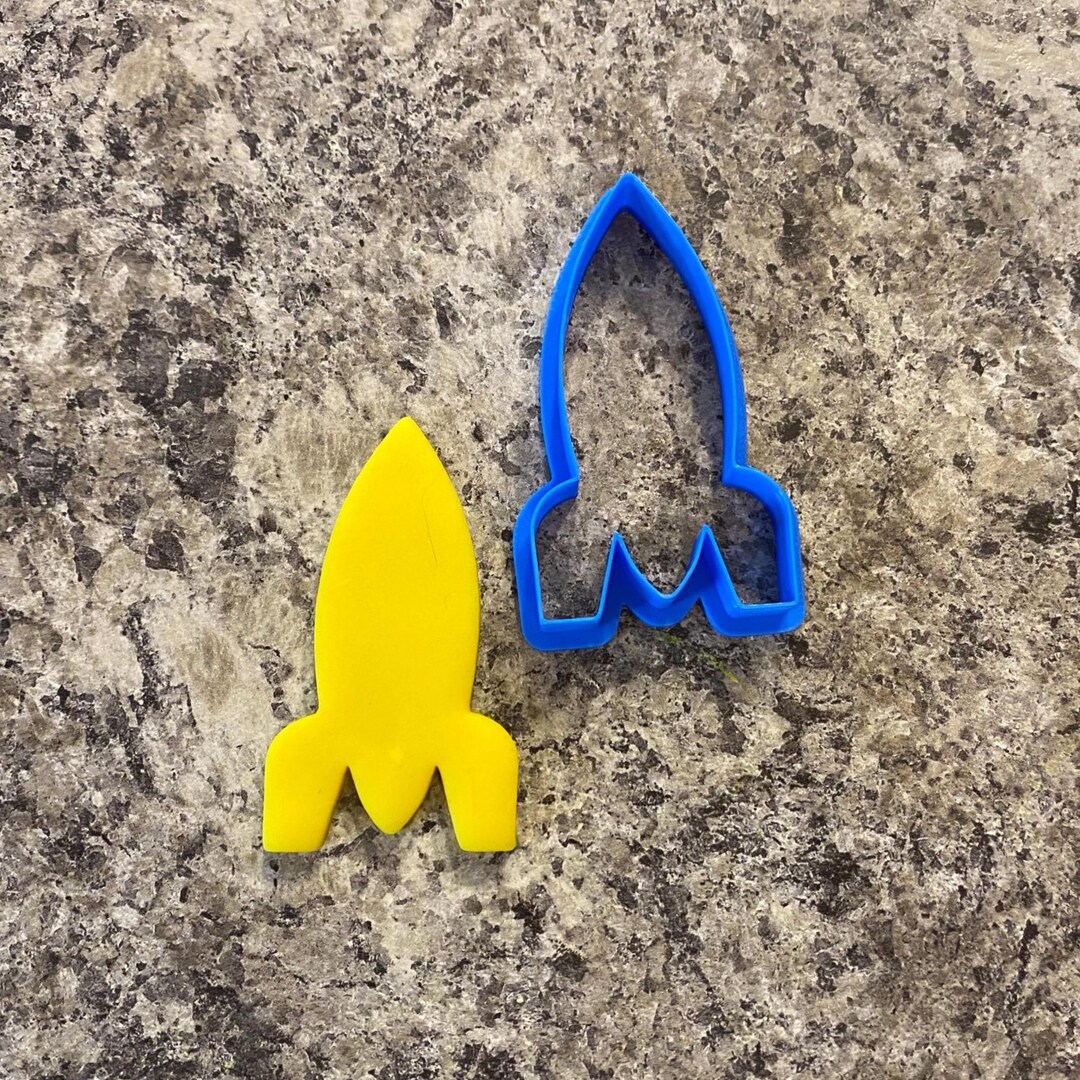 Rocket Ship #2 Cookie Cutter / Polymer Clay / Fondant / Playdoh - Etsy