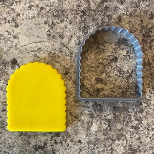 Scalloped Arch Cookie Cutter / Polymer Clay / Fondant/ Playdoh
