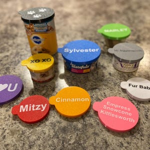 Personalized Pet Food Can Lid