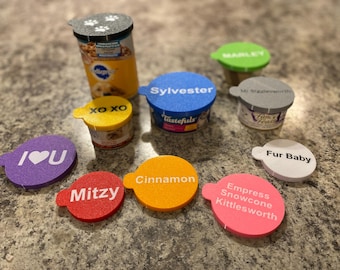 Personalized Pet Food Can Lid