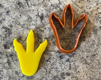 Dinosaur Foot Cookie Cutter / Polymer Clay / Fondant / Playdoh
