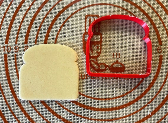 Brot / Toast Ausstechform / Polymer Clay / Fondant / Playdoh
