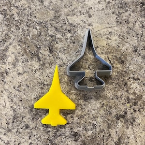 Fighter Jet Cookie Cutter / Polymer Clay / Fondant / Playdoh