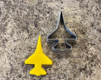 Fighter Jet Cookie Cutter / Polymer Clay / Fondant / Playdoh
