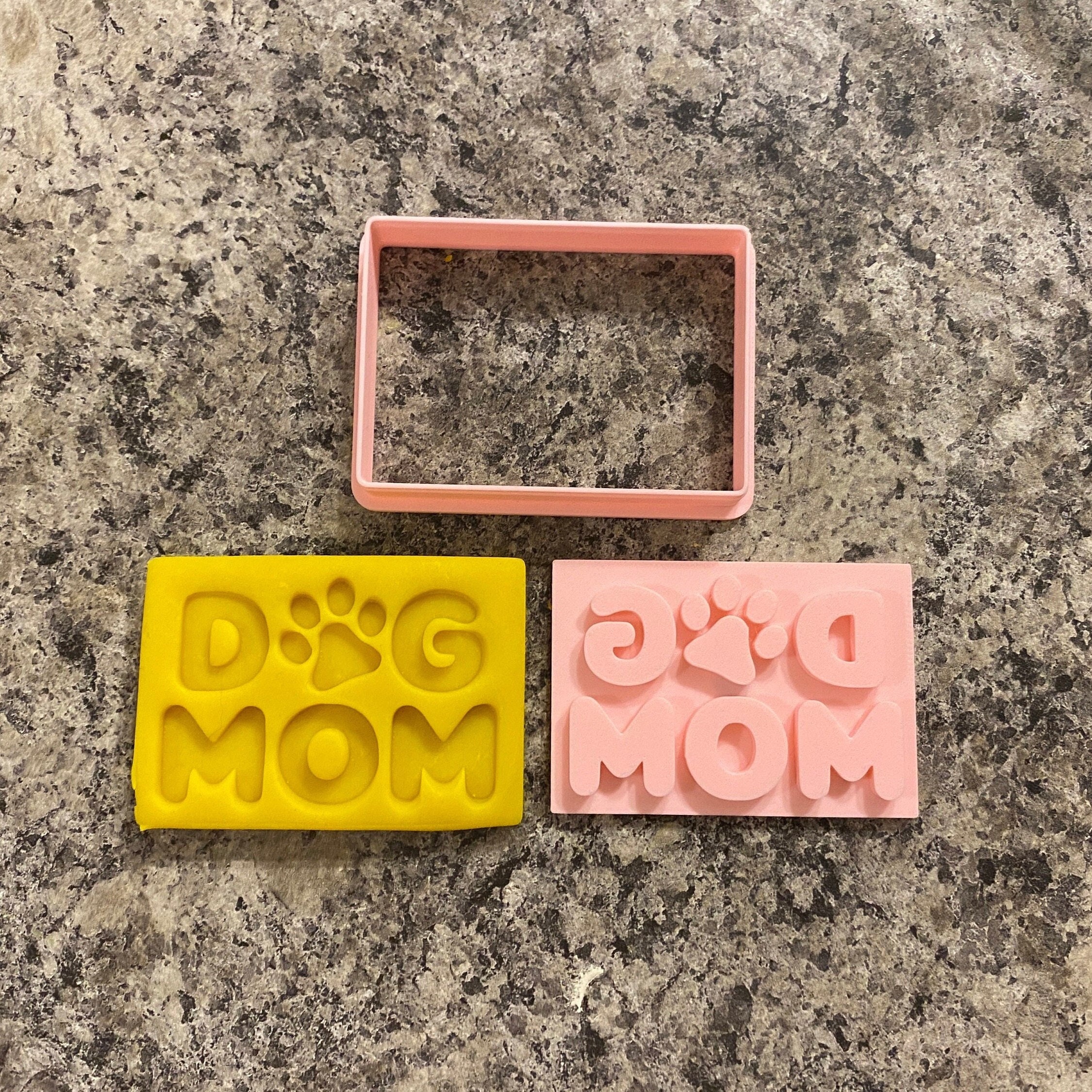 Dog Mom Stamp and Outline Cutter