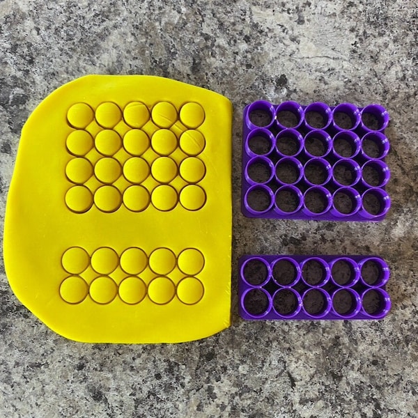 Multi-Cutter Kreise (10, 20, 40 oder 60) Cookie Cutter / Polymer Clay / Fondant / Playdoh