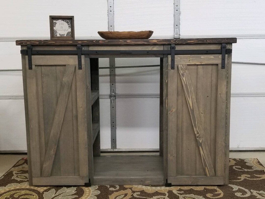 Mini fridge sideboard discount
