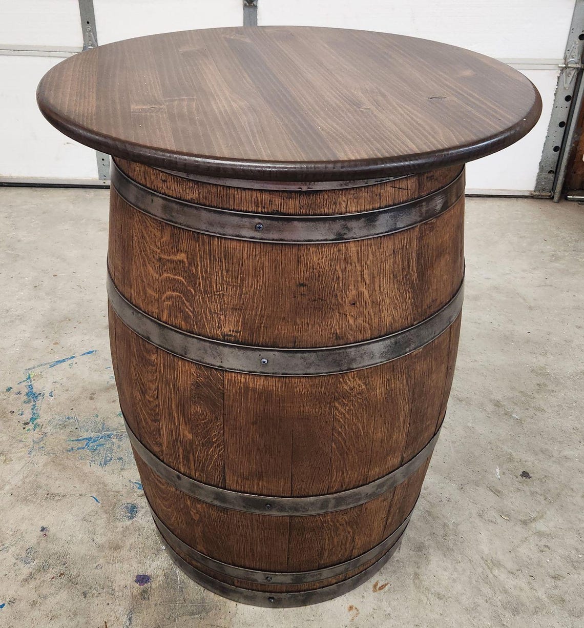 Bourbon Barrel Table, Pub Table (24