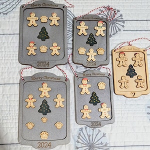 Cookie Sheet Gingerbread Christmas Ornament