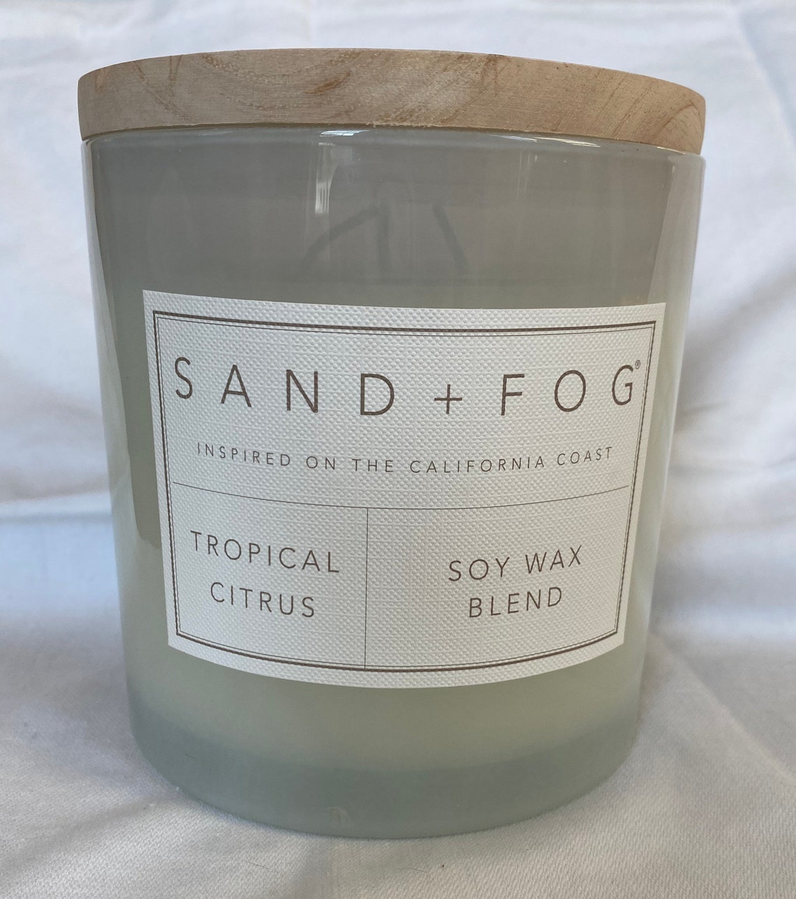 Sand and Fog Tropical Citrus Soy Wax Blend Candle Etsy
