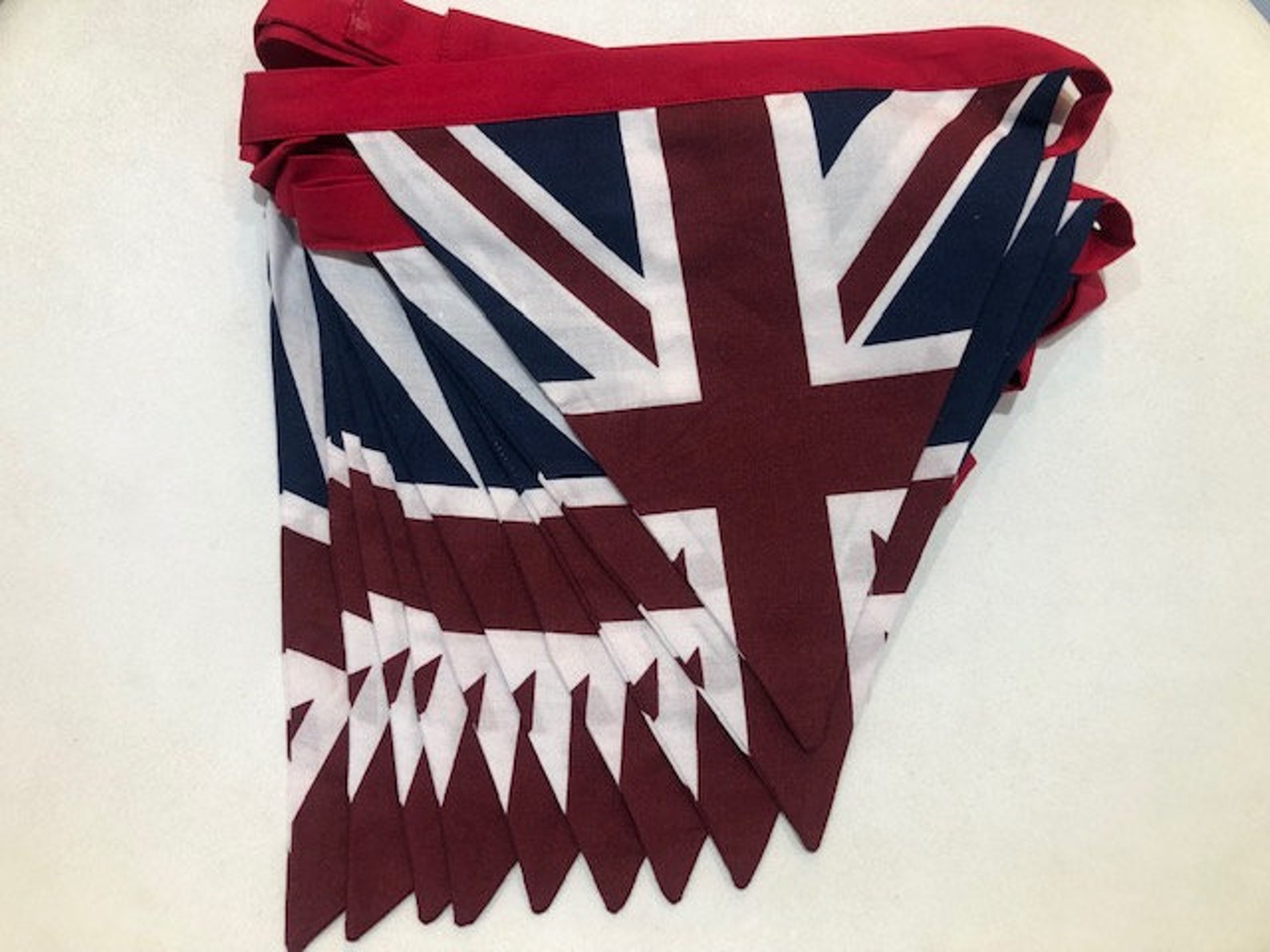 Vintage British Union Jack Flag Serving Tray Made In Italy