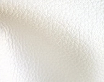 Soft 100% Real Leather WHITE- white snow ** Squares 30cm x 30cm Off Cuts 12'' x 12''