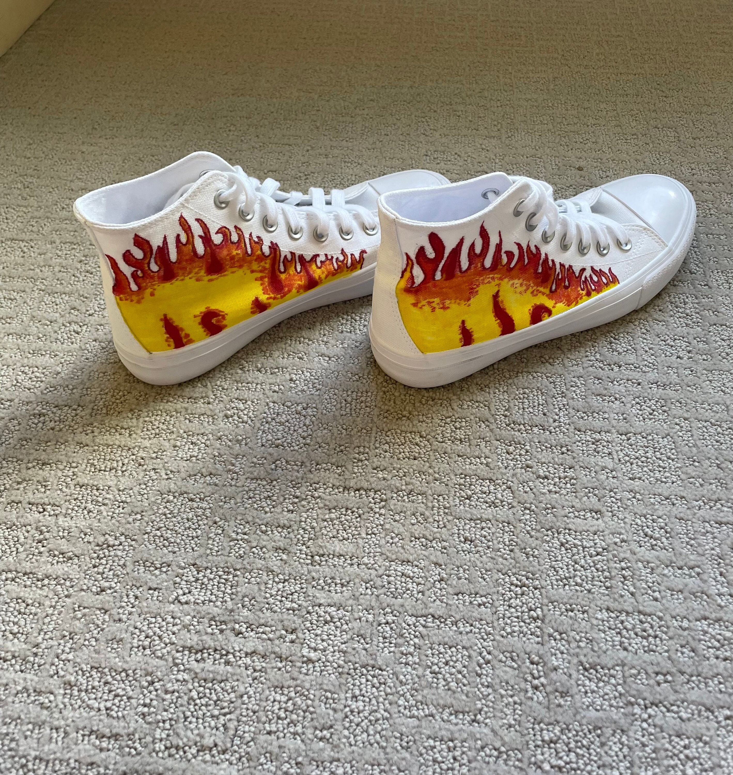 Sierato's Supreme LV Fire Air Force Ones for Flamingeo! 🔥👟 (FULL CUSTOM)  