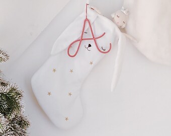 Personalised Letter Initial Stocking Tag/ Christmas Sack Tag/ Wire Letters/ Wire Initial Wall Hanging/ Giant Letters/ Letter Decoration