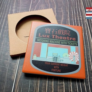 Old Hong Kong / Coaster - The classic weighing machine 寶石戲院經典磅重機