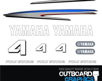 Yamaha 4hp four stroke outboard engine decal kit