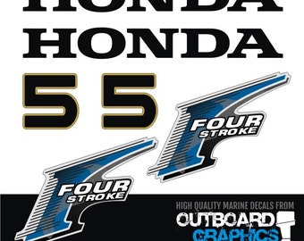 Kit de calcomanías para motor fueraborda Honda BF5 de 5 hp y 4 tiempos (sin aranceles para EE. UU.)