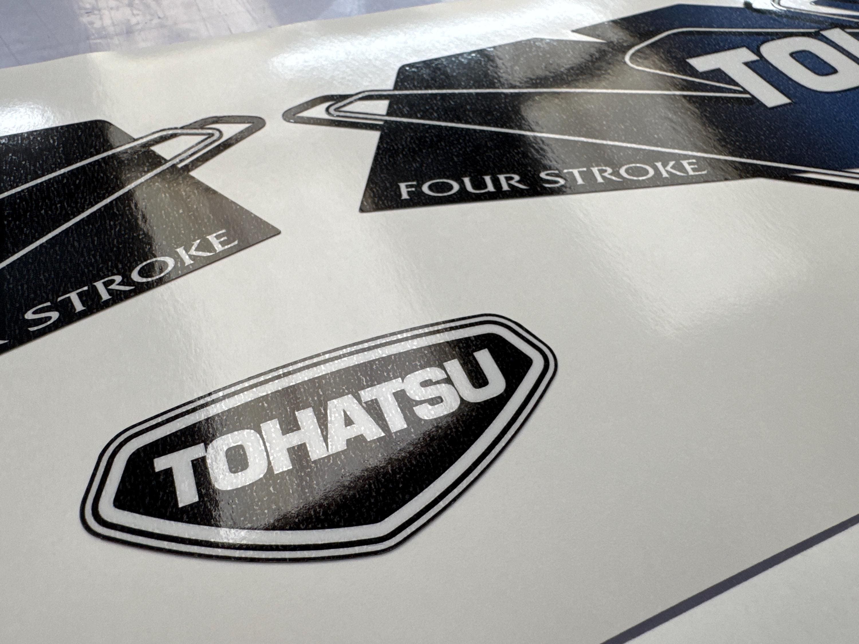 Tohatsu 5hp 4 Stroke Outboard Engine Decals/sticker Kit - All US Orders ...