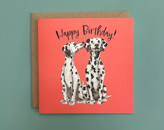 Devoted Dalmatian Birthday, Happy Birthday, Dog Lover Cards