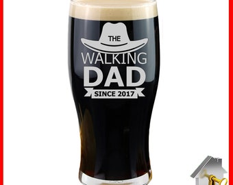 Personalised Pint Beer Glass - Crest Age Design
