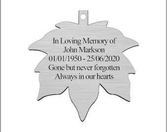 Engraved Memorial Plaque Personalised Copper Silver Gold Effect Memorial Plaque 10cmx9cm Plaques