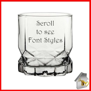 Engraved Rum Glass Personalised Whisky Glasses Birthday Anniversary Gift Best Man Present Gifts & Optional Gift Box 18th 21st 30th 40th 50th